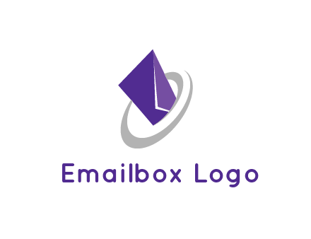 logo of an envelope disappearing inside a swirl