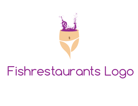 girl in bikini and wine splash vector