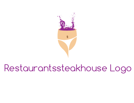 girl in bikini and wine splash vector