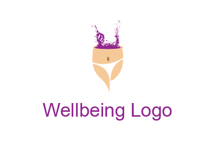girl in bikini and wine splash vector
