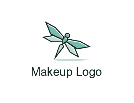 geometric dragonfly logo