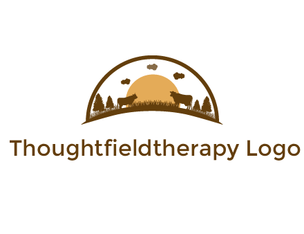 organic farm logo design