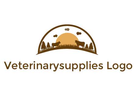 organic farm logo design