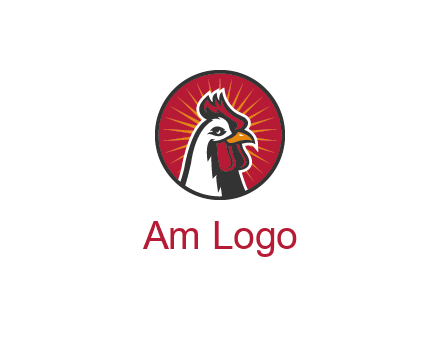 rooster bust logo