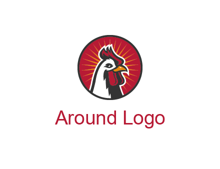 rooster bust logo