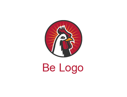 rooster bust logo