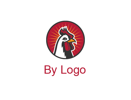 rooster bust logo
