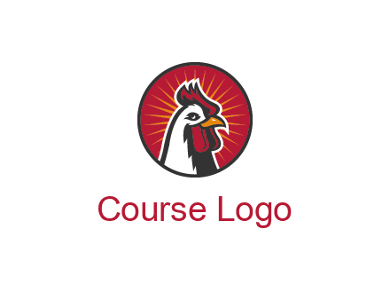 rooster bust logo