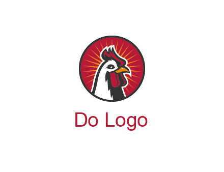 rooster bust logo