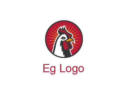 rooster bust logo