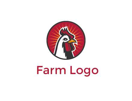 rooster bust logo