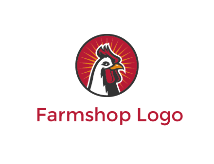 rooster bust logo