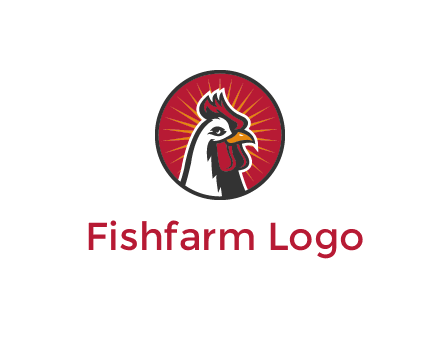 rooster bust logo