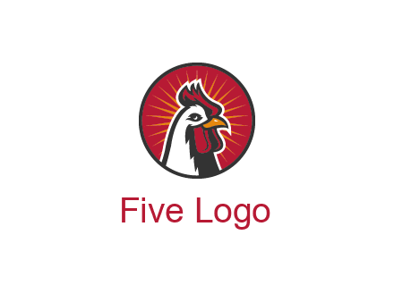 rooster bust logo