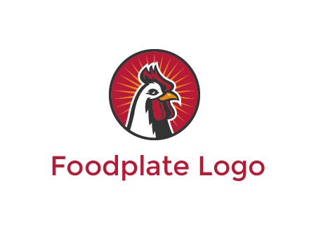 rooster bust logo