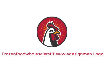 rooster bust logo
