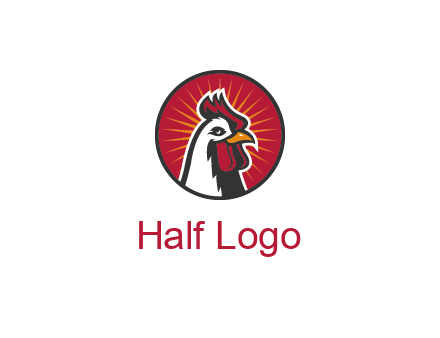 rooster bust logo