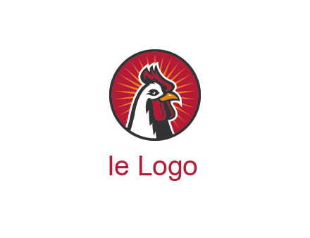 rooster bust logo