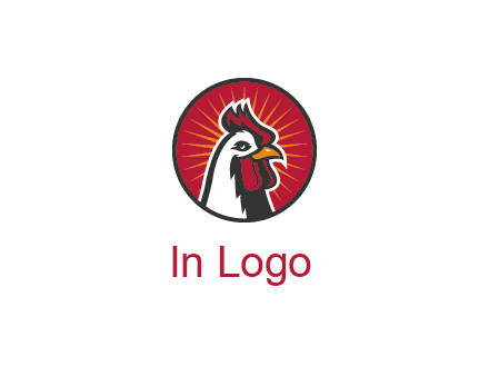 rooster bust logo