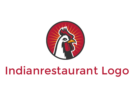 rooster bust logo