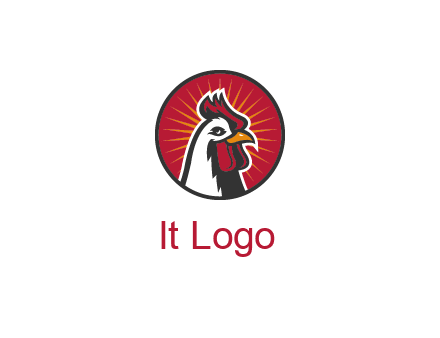 rooster bust logo