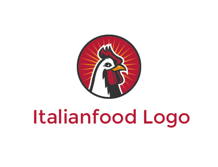 rooster bust logo