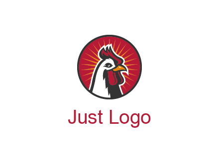 rooster bust logo