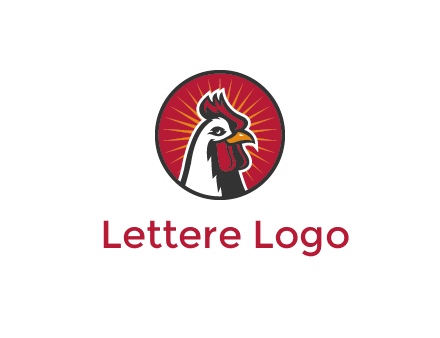rooster bust logo