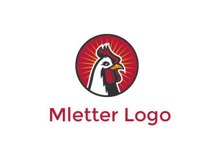 rooster bust logo