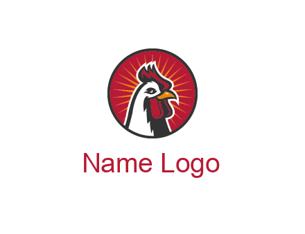 rooster bust logo