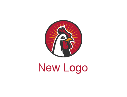 rooster bust logo