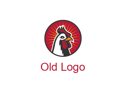 rooster bust logo