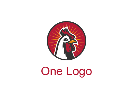 rooster bust logo