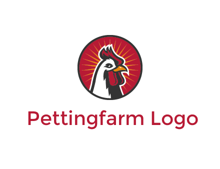 rooster bust logo