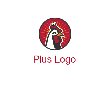 rooster bust logo