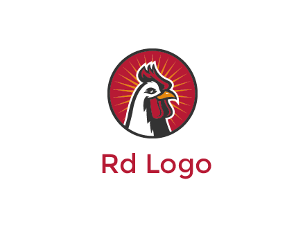 rooster bust logo