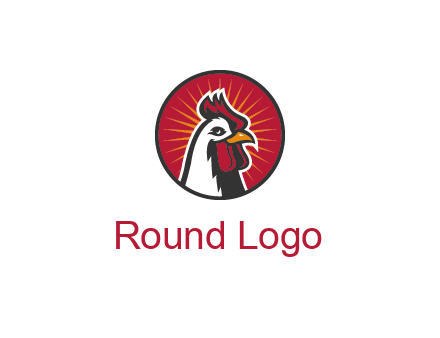 rooster bust logo