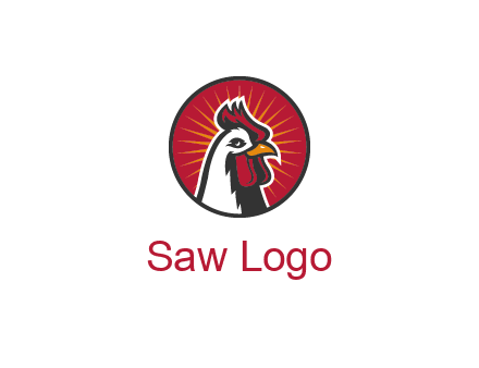 rooster bust logo