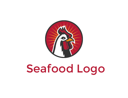 rooster bust logo