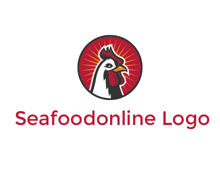 rooster bust logo