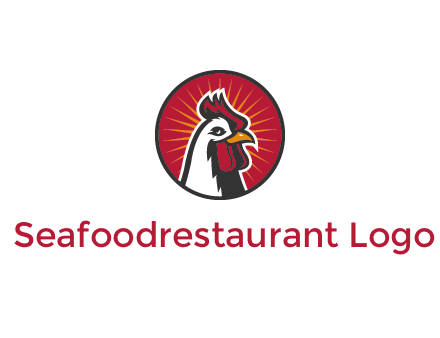 rooster bust logo