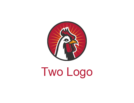 rooster bust logo