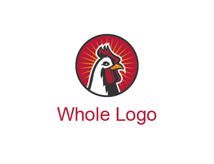 rooster bust logo