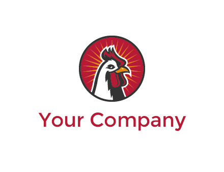 rooster bust logo