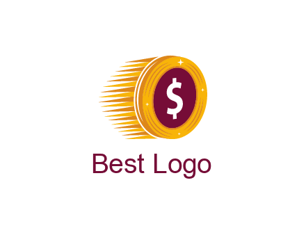 free dollar coin logo maker