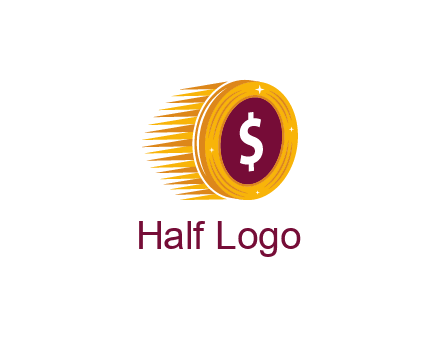 free dollar coin logo maker