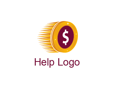 free dollar coin logo maker