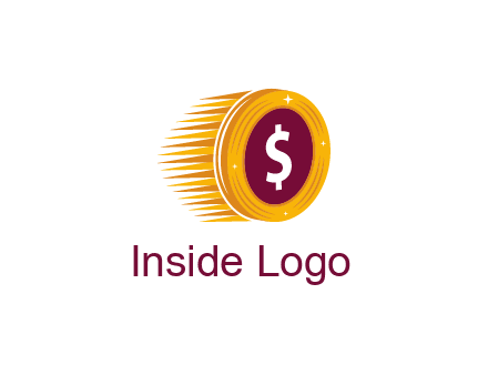 free dollar coin logo maker