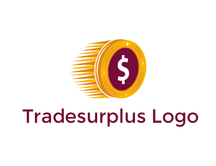 free dollar coin logo maker