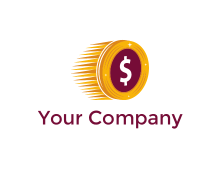 free dollar coin logo maker